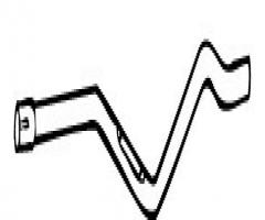 Walker 14416-62 rura Środkowa vw, vw golf i cabriolet (155)