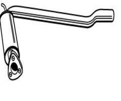 Walker 22208-53 tłumik Środkowy vw t4