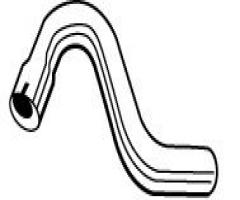 Walker 14504-61 rura Środkowa volvo, volvo 740 kombi (745)