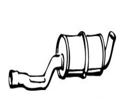 Walker 13367-53 tłumik Środkowy volvo, volvo 740 (744)