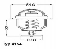Wahler 4154.88d termostat saab 900, saab 900 ii coupe