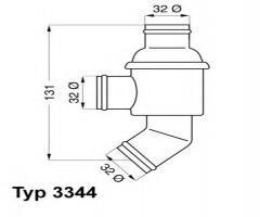 Wahler 3344.80 termostat bmw e10 e21 e30, bmw 02 (e10)