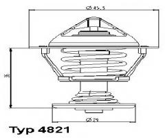 Wahler 4821.89d termostat citroen ax peugeot 106 1 5d, citroËn ax (za-_), nissan micra ii (k11)