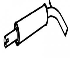 Walker 71337-62 tłumik Środkowy skoda fabia 1.4 99-, seat cordoba (6l2), vw polo (6r, 6c)