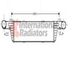 Van wezel 30004296 intercooler mercedes, mercedes-benz klasa e (w210)
