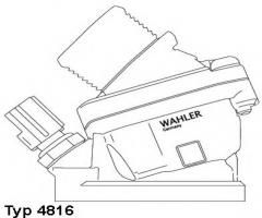 Wahler 4816.90d termostat volvo s60 s80 01-, volvo s80 i (ts, xy)