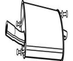 Walker 21303-52 tłumik końcowy ford fiesta 1,3 95-, ford fiesta iv (ja_, jb_)