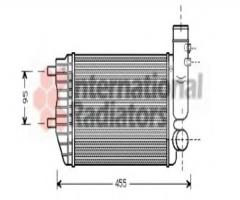 Van wezel 40004183 intercooler citroen fiat peugeot, citroËn jumper autobus (230p)