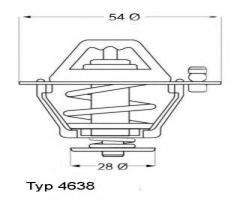 Wahler 4638.82d termostat mitsubishi space gear, mitsubishi l 300 nadwozie pełne (p0_w, p1_w)