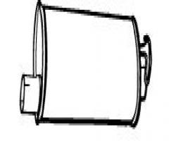 Walker 08157-51 tłumik Środkowy volvo, volvo 740 (744)