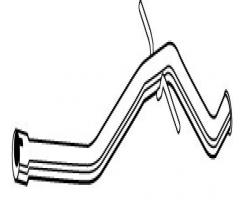 Walker 07583-65 rura Łączaca peugeot, peugeot 406 (8b)