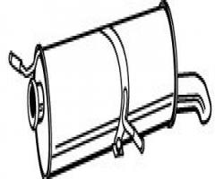 Walker 71213-52 tłumik końcowy peugeot 307, citroËn c4 coupe (la_), peugeot 307 (3a/c)