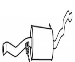 Walker 22721-66 tłumik Środkowy ford seat vw, ford galaxy (wgr), seat alhambra (7v8, 7v9)