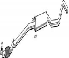 Walker 22370-68 tłumik Środkowy opel, opel corsa c (f08, f68)