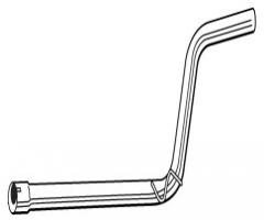 Walker 08951-63 rura Środkowa vw, vw caddy iii nadwozie pełne (2ka, 2kh, 2ca, 2ch)