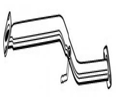 Walker 07292-58 rura, nissan primera (p12)