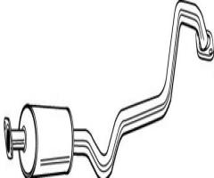 Walker 22608-66 tłumik Środkowy nissan almera 00-, nissan almera ii (n16)