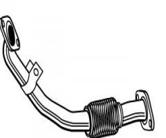 Walker 05326-62 rura, mitsubishi pajero ii (v3_w, v2_w, v4_w)