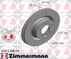 Zimmermann 450.5208.20 tarcza hamulcowa range rover sport 06-4,4, land rover discovery iii (taa)