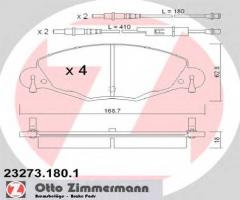 Zimmermann 23273.180.1 klocki hamulcowe citroen c5 2,2hdi-3,0 01-08, citroËn c5 i (dc_)