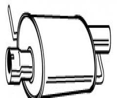 Walker 23197-52 tłumik Środkowy vw, vw multivan v (7hm, 7hn, 7hf, 7ef, 7em, 7en)