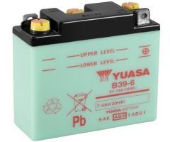 Yuasa b39-6 akumulator 7ah/6v p+ / yuasa motocykle