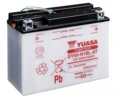 Yuasa sy50-n18l-at akumulator 20ah/260 12v p+ / yuasa motocykle