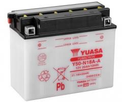 Yuasa y50-n18a-a akumulator 20ah/260 12v l+ / yuasa motocykle