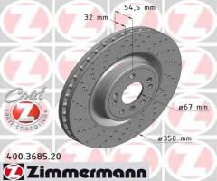Zimmermann 400.3685.20 tarcza hamulcowa mercedes w166 m-klasa 11- przód