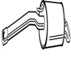 Walker 23243-53 tłumik końcowy vw