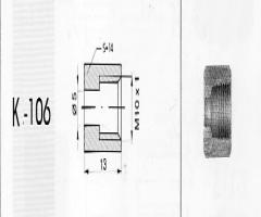 Wp k106 końcówka przewodu hamulcowego 106 m10x1