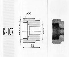 Wp k107 końcówka przewodu hamulcowego 107 m12x1
