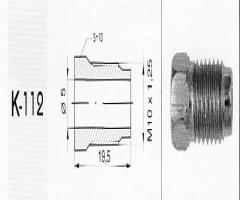 Wp k112 końcówka przewodu hamulcowego 112
