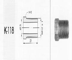 Wp k118 końcówka przewodu hamulcowego 118