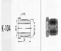 Wp k104 końcówka przewodu hamulcowego 104 m12x1