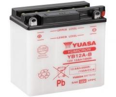 Yuasa yb12a-b akumulator 12ah/165 12v l+ / yuasa motocykle