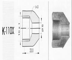 Wp k110x końcówka przewodu hamulcowego 110x m10x1