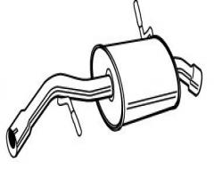 Walker 22999-53 tłumik końcowy citroen