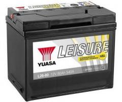 Yuasa l26-80 akumulator 80ah/540a l+ yuasa leisureline