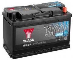 Yuasa ybx9019 akumulator 95ah/850a p+ yuasa agm start&stop, alpina b5 (e60)