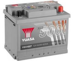 Yuasa ybx5027 akumulator 62ah/620a p+ yuasa elite, alfa romeo 75 (162b), alpina b3 (e90), aro 10