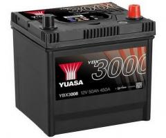 Yuasa ybx3008 akumulator 50ah/450a p+ yuasa professional, daewoo tico (kly3)