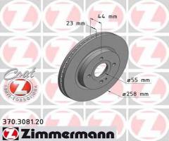 Zimmermann 370.3081.20 tarcza hamulcowa mazda 2 07-, mazda 2 (de)