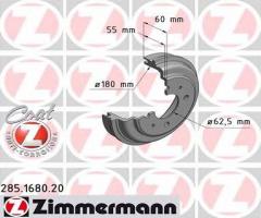 Zimmermann 285.1680.20 bęben hamulcowy hyundai atos 01-, hyundai atos (mx)