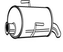 Walker 23164-52 tłumik końcowy peugeot 206 1.1, peugeot 206 hatchback (2a/c)