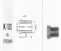 Wp k120 końcówka przewodu hamulcowego 120