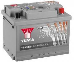Yuasa ybx5075 akumulator 60ah/620a p+ yuasa elite, alfa romeo 75 (162b), alpina b6 kabriolet (e64)