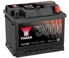 Yuasa ybx3027 akumulator 60ah/550a p+ yuasa professional, alfa romeo 75 (162b), alpina b3 (e90)