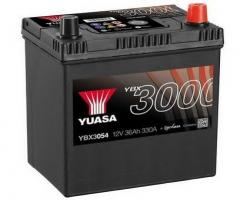 Yuasa ybx3054 akumulator 36ah/330a p+ tico yuasa professional, chevrolet matiz (m200, m250)
