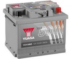 Yuasa ybx5063 akumulator 50ah/480a p+ yuasa elite, alfa romeo alfasud sprint (902.a), audi 50 (86)